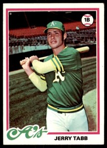 1978 Topps Jerry Tabb (100) Baseball Cards #224