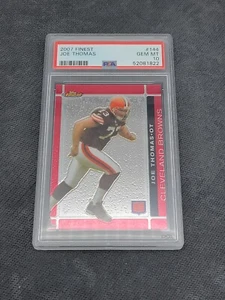 2007 Topps Finest Joe Thomas PSA 10 Rookie RC Cleveland Browns (Qty) - Picture 1 of 2