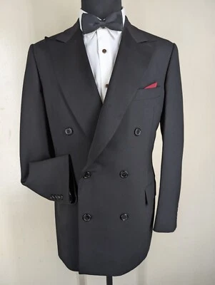 Paul Stuart Double Breasted Formal Dinner Jacket-No Pants --US Size 41 Long - Image 1 of 4