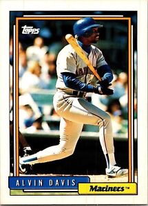  1992 Alvin Davis   Maciners 130 Topps Baseball Sports Trading Card 
