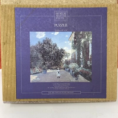 Claude Monet Jigsaw Puzzle Artist’s House At Argenteuil 550 Piece Art Institute - Image 1 of 4