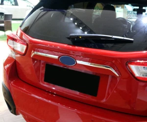 Fit Subaru XV/Crosstrek 2018-2021 Chrome Rear Trunk Lid Trim Tailgate Cover Trim - Picture 1 of 8