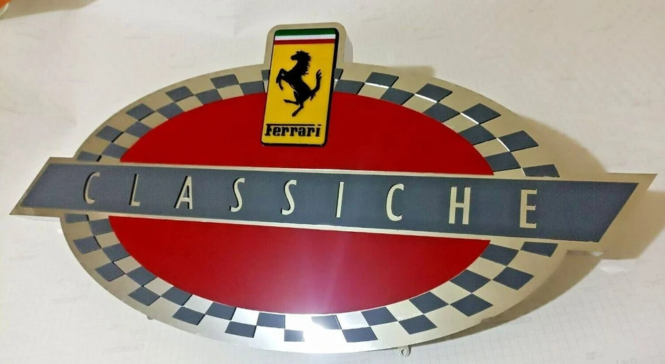 Ferrari Classiche знак, Ferrari винтажный знак, Ferrari металлический декор 27,5 inc - Изображение 1 из 4