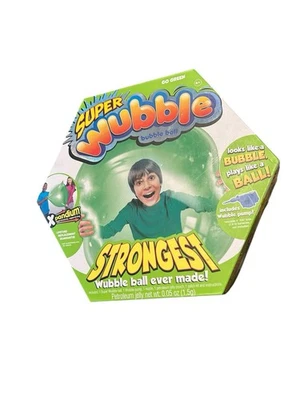 The Amazing Super Wubble Bubble Ball Go Green! Patchable Squishy Stretchy Fun! - Image 1 of 4