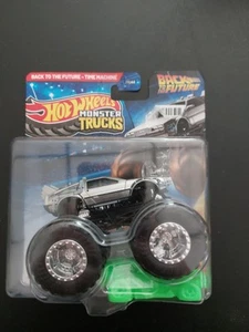Hot Wheels Monster Truck Back To The Future DeLorean Time Machine - Picture 1 of 4