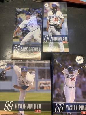 2014 SGA Dodgers Bobblehead Lot Puig Greinke Ryu  Wilson - Image 1 of 4