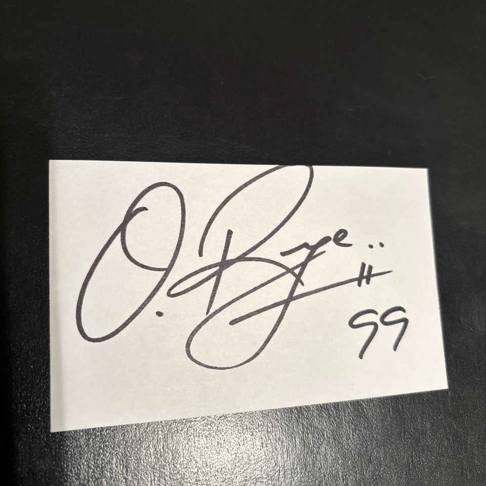 Orpheus Roye (Florida State) ‘96 Pittsburgh Steelers, Super Bowl XLIII Champs - Image 1 of 1