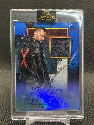 2020 Topps Fully Loaded Finn  Autograph Superstar-worn gear relic 10/10 - Image 1 of 2
