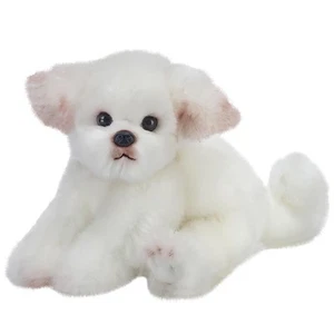 Angel The Maltese Stuffed Animal, 13" White Dog Stuffed Animal - Picture 1 of 6