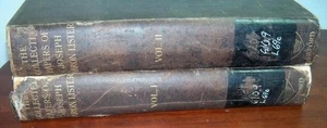 Antike 1909 Bücher 1. Auflage gesammelte Papiere Joseph Baron Lister selten 2 V Set XLib - Bild 1 von 10