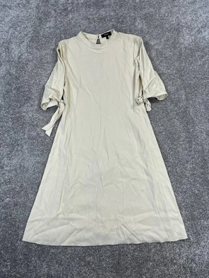 Theory Shirt Dress Womens 6 Beige - Image 1 of 4