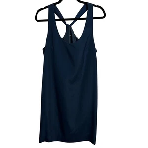 J.Crew Women Navy Blue Dress Sleeveless Sheath Cocktail Career Work Size 10 - Picture 1 of 7