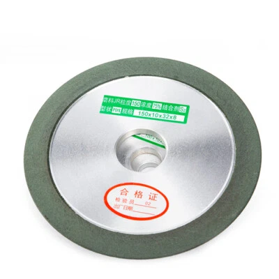 6" 150mm Resin Diamond Grinding Wheel 150-400 Grit For Carbide Metal Cutter Tool - Image 1 of 4