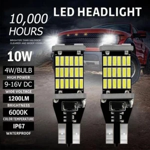 Super Bright White LED Bulb For Car Backup Reverse Light 912 W16W 921 T15 H4T0 - Picture 1 of 9