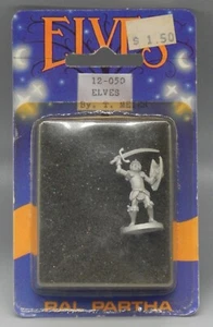 vintage Ral Partha ELVES Elf sword & shield role playing game minitaures gaming - Picture 1 of 9