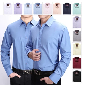 Mens Regular Fit Shirt,Double Cuff,Free Cufflinks,Formal Janeo British Apparel - Picture 1 of 110