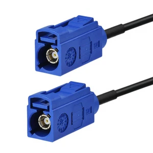 Fakra C Female to Fakra C Female RG174 Coaxial Pigtail Jumper Cable 6 feet 2pcs - Picture 1 of 4