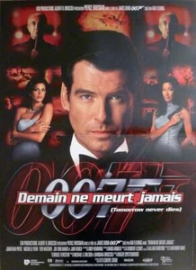 TOMORROW NEVER DIES - BROSNAN - JAMES BOND 007 - ORIGINAL MOVIE POSTER - Picture 1 of 1