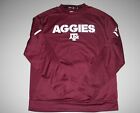 Adidas Texas A&M Aggies Pullover Jersey Shirt Men's L with Pockets Maroon