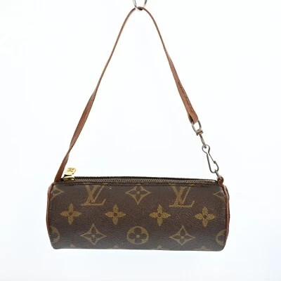 LOUIS VUITTON Mini Bolsa para PAPILLON Modelo Antiguo Cartera Monograma Marrón J3045CC705 Foto 1 de 4