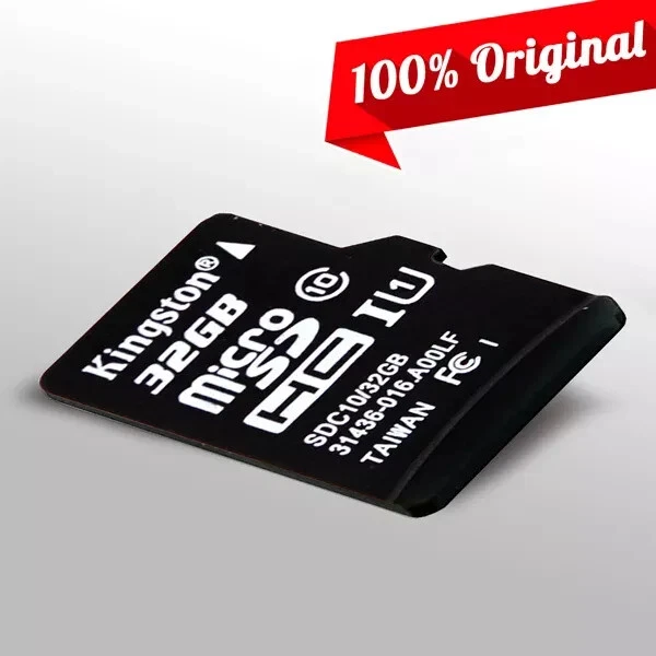 Original Kingston 32GB MicroSD SDHC Class10 Memory Card for Camera Tablet Galaxy - Image 1 of 4
