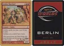 Goblin Warchief - Wolfgang Eder - 2003 ~ Lightly Played World Championship MTG M