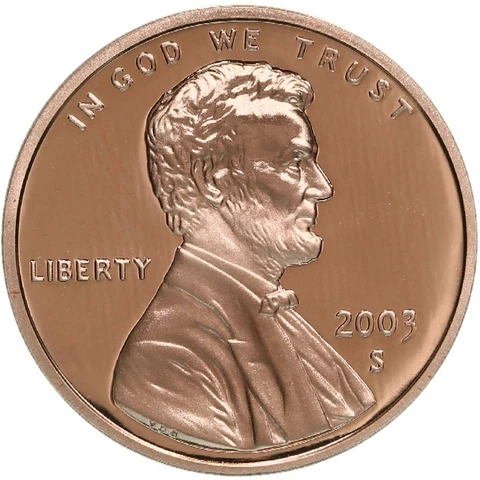 2003 S Lincoln Memorial Cent Gem Deep Cameo Proof Penny Cover