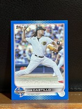 2022 Topps Update LUIS CASTILLO Reds All Star Game BLUE BORDER PARALLEL