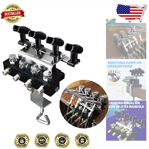 Profi Airbrush Halter Station mit verstellbarem Splitter Verteiler Design - Bild 1 von 8