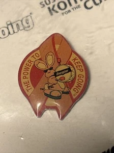 2007 Energizer Battery Bunny Breast Cancer Awareness The Power To Keep Going Pin - Picture 1 of 3