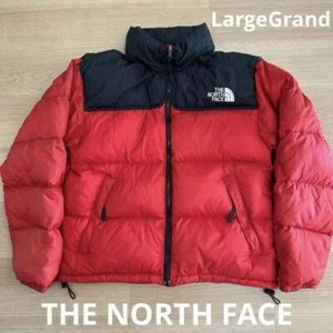 The North Face Nuptse Puffer Jacket Size M Red used - Picture 1 of 3