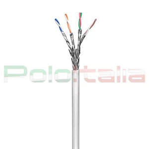 Matassa 25m Ethernet Schermato Cat 6 S/FTP cavo di Rete rj45 Lan PiMF per tv pc - Foto 1 di 2
