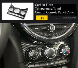 Carbon Fibre Temperature Control Console Panel Cover For MINI Cooper S F55 F56 - Bild 1 von 10