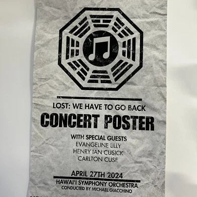 cartel concierto perdido hawaii Foto 1 de 4