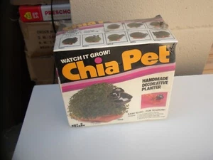 Vintage 1983 Chia Pet Frog Decorative Handmade Pottery Planter NEW Sealed - Picture 1 of 4