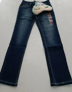 Members Mark Girl's My Favorite Knit Denim Jeans NEW Various Sizes Dark Elise - Picture 1 of 10