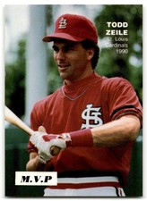 1990 ROOKIES SUPERSTARS (UNLICENCED) M.V.P Todd Zeile St. Louis Cardinals #5