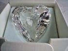 Swarovski 1996 Crystal SCS Members Clear Heart with Box.  Retired,