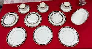 NEW Set of 16 -NORITAKE PALAIS ROYAL-9773-Bread plate/Oval Serving/Cups/Saucers- - Picture 1 of 24