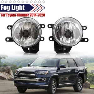 Luz antiniebla delantera transparente lámpara de parachoques con bombilla para Toyota 4Runner 2014-2020 izquierda+derecha - Imagen 1 de 15