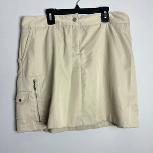 Womens IZOD XFG Skort 10 Khaki Tan Quick Dry Athletic - Picture 1 of 7