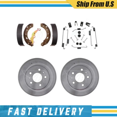 Tambores de freno traseros zapatas de freno y herrajes kit de resorte para Ford Focus 2012-2016 Foto 1 de 4
