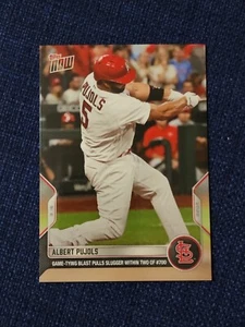 Albert Pujols hit HR #698!! Topps Now #914 - Picture 1 of 2