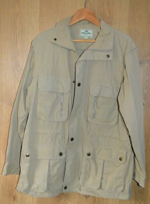 Chaleco/chaqueta abrigo Hoggs of Fife Field beige utilitario tiro caza - pequeño  Foto 1 de 4