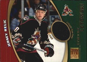 2001-02 Topps Reserve Jerseys #TL Trevor Letowski Jsy