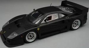 Ferrari F40 LM 1996 versión de prensa negro mate con llantas plateadas BBS - Imagen 1 de 1