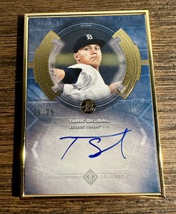 2020 Bowman Transcendent #BTA-TS Tarik Skubal Rookie ON-CARD AUTO #'d 25/25 SP