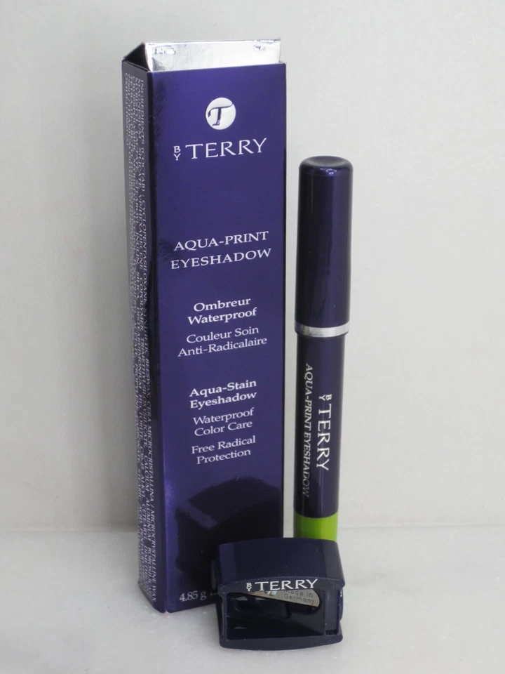 T BY TERRY AQUA PRINT EYESHADOW WATERPROOF 4 GREEN FIZZ 1.7 OZ BOXED - Image 1 of 3