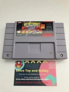Metal Combat Falcons Revenge Super Scope Super Nintendo SNES 1993 Game Cartridge - Picture 1 of 3