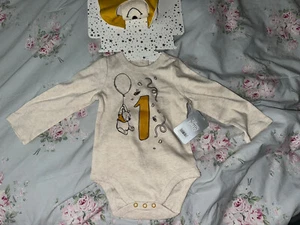 Disney Winnie the Pooh First Birthday Gift Set - SIze: 18-24 Months- New - Picture 1 of 3